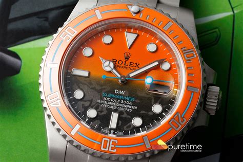 rolex submariner orange